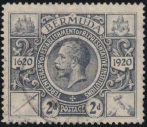 Bermuda 1921 SC 74 Used SVC 55.00 Stamp