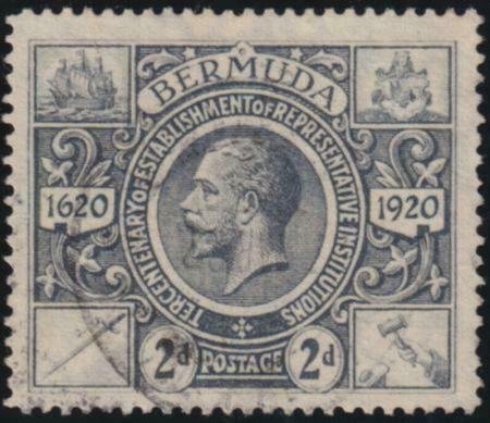 Bermuda 1921 SC 74 Used SVC 55.00 Stamp