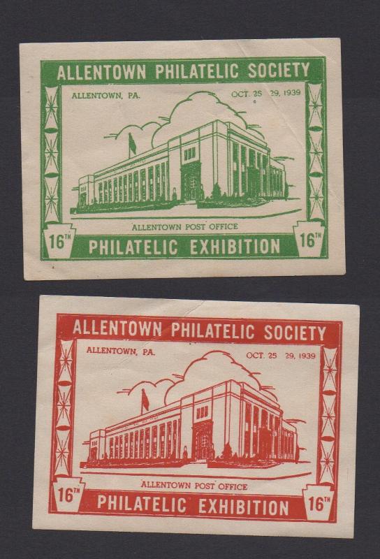 Allentown Philatelic Society 1939 Philatelic Exhibition