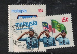 Malaysia Scouts SG 117-8 VFU (6exa)