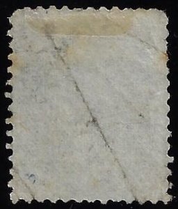 Scott #78 - $190.00 – Fine-used – Lovely blue targe cancellation. Light crease