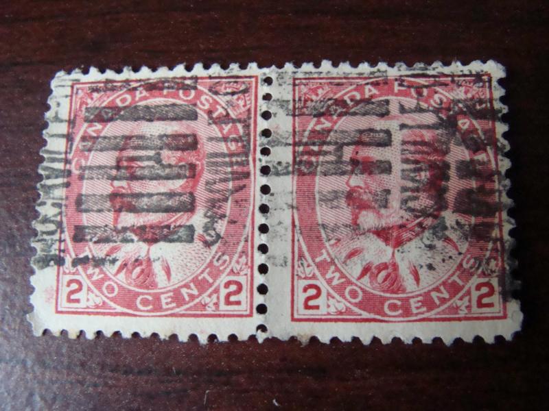 Canada #90 King Edward  Used Pair