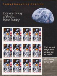 US 2841 - 29¢ Moon Landing Unused