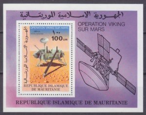 1977 Mauritania 557/B16 Viking Missions To Mars 6,00 €