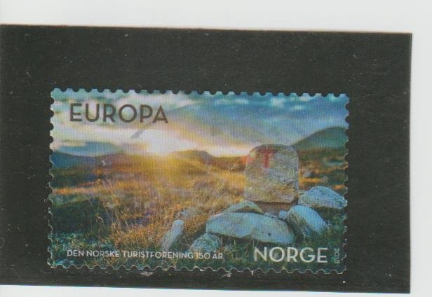 Norway  Scott#  1856  Used  (2018 Sun over Grahogda)