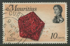 STAMP STATION PERTH Mauritius #343 Sea Life Definitive  Issue FU 1969