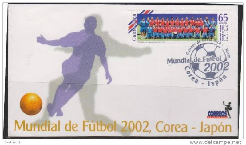 rO) 2002 COSTA RICA, WORLD CUP KOREA-JAPAN, FDC.