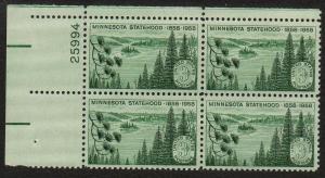 U.S. # 1106 Plate Block MNH. 