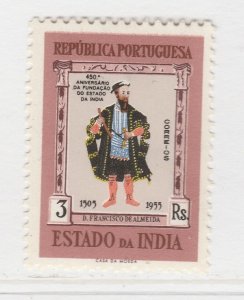 1956 Portuguese India 3r MNH** Stamp A20P35F2271-