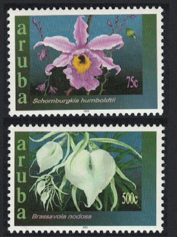 Aruba Orchids 2v 2003 MNH SG#321-322