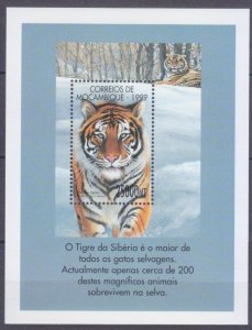 2000 Mozambique 1756/B63 Cats - Tiger  5,00 €