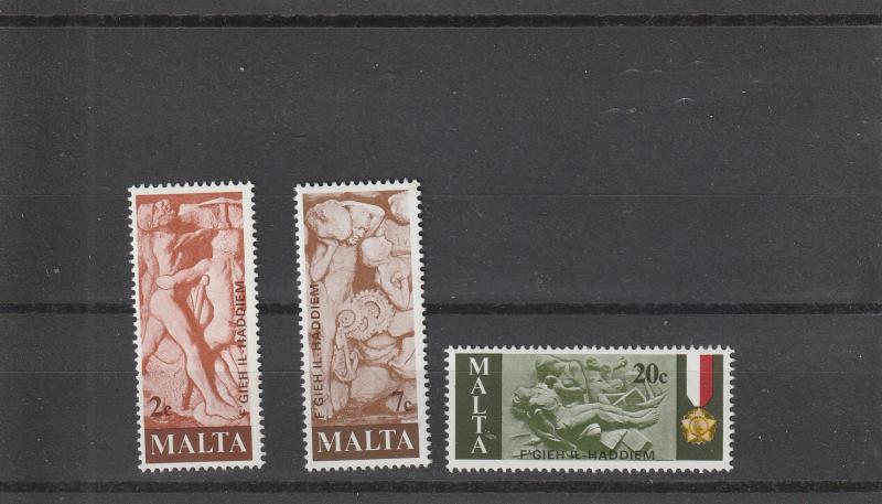 Malta  Scott#  541-3  MNH