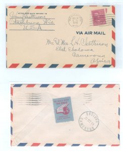 US 829 1949 25c McKinley (presidential/prexy series)solo paying the 25c uniform airmail rate per half ounce on this 1949 cover W