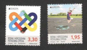 BOSNIA SERBIA- SET - EUROPA CEPT - PEACE - 2023.