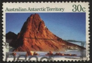 Australian Antarctic Territory L66 (used) 30c Mount Coates (1984)