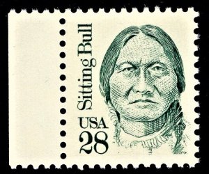 US 2183 MNH VF 28 Cent Sitting Bull Indian Leader