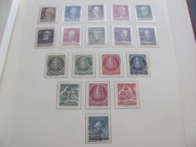 GERMANY BERLIN MNH 3 BOREK ALBUMS 1949-1990 ALSO COMPLETE USED XF (259) DESCRIP.