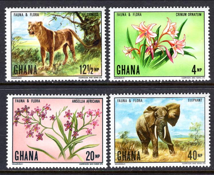 Ghana 402-405 Flora and Fauna MNH VF