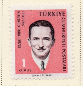 Turkey 1965 Early Issue Fine Mint Higned 1k. 093631