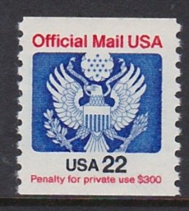 O136 22 Cent Official MNH