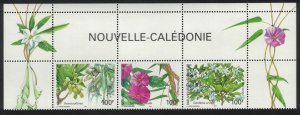 New Caledonia Forest Flowers Top strip of 3v 2004 MNH SG#1320-1322 MI#1334-1336