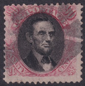 #122 Used, Fine, Fancy cancel (CV $2000 - ID47994) - Joseph Luft