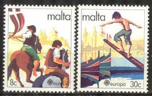 Malta 1981 Europa CEPT Folklore set of 2 MNH