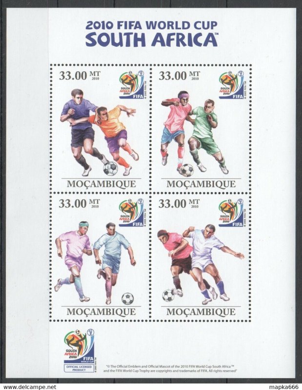 2010 Mozambique Sport Football South Africa Soccer Fifa Kb ** Bc823