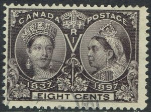 CANADA 1897 QV JUBILEE 8C USED