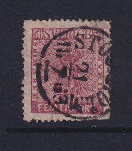 Sweden, Scott 12, used (ceased and small thin)