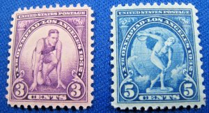 UNITED STATES - 1932 - SCOTT #718-719  -  MLH   (jpu25)