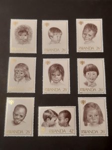 Rwanda 1979 International Year of the Child ** MNH Full set Mi 992-1000