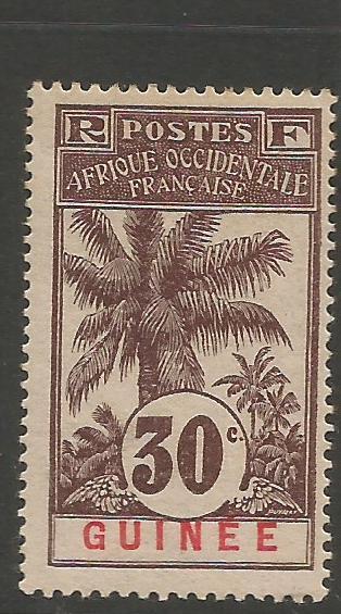 French Guinea SC 40 Trees MOG (9ckv)