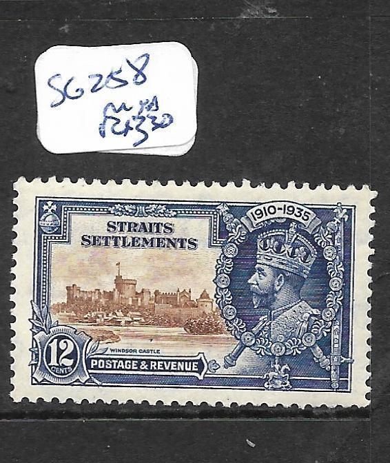  MALAYA STRAITS SETTLEMENTS (PP1001B) KGV SJ 12C  SG 258  MNH