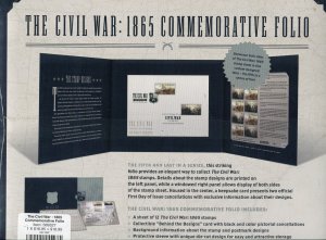 4 Civil War Commemorate Folios Still Sealed! 1862-1865 MNH  4664 - 4980