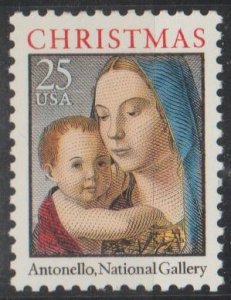 #2514, Single. Madonna & Child MNH (.25 cent)