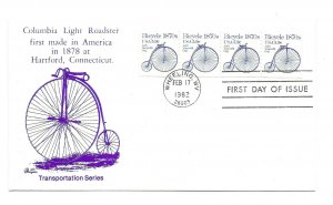 1901 5.9c Bicycle 1870s Bazaar FDC