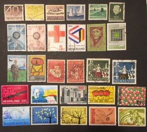 Netherlands Used #051621, Qty of 28, no duplicates!