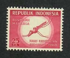 Indonesia;  Scott 502; 1960; Unused; NH