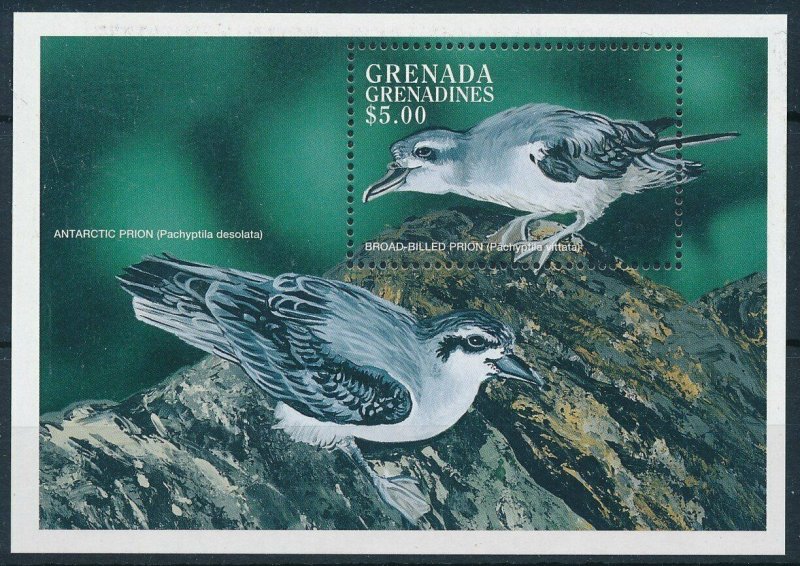 [108800] Grenada Grenadines 1998 Birds vögel Prions Whalebirds Sheet MNH