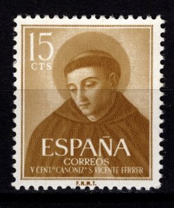 Spain 1955 5th Centenary of Canonisation of St Vincent Ferrer, 15c [Mint]