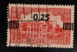 ALGERIA Scott 122 used 1938 surcharged stamp