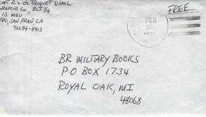 1991, Desert Shield, FPO 96694 to Royal Oaks, MI (M3311)