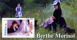 Somalia 2002 BERTHE MORISOT s/s Perforated Fine Used VF