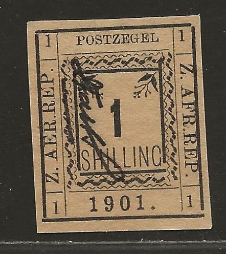 TRANSVAAL SC# 192(SG#18c) LEFT 'AER'   VF/MNG