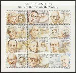 Antigua 2302 2000 Eldery People mini sheet
