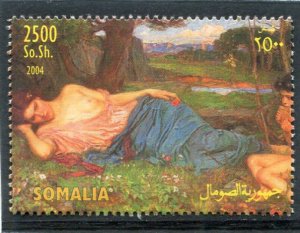 Somalia 2004 JOHN WATERHOUSE English Painter Nudes 1 value Perforated Mint (NH)