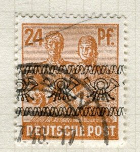 GERMANY; BERLIN Allied Zone 1948 Optd. I on first June issue used 24pf. value