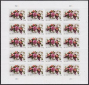 US 5458 Garden Corsage two ounce sheet (20 stamps) MNH 2020 