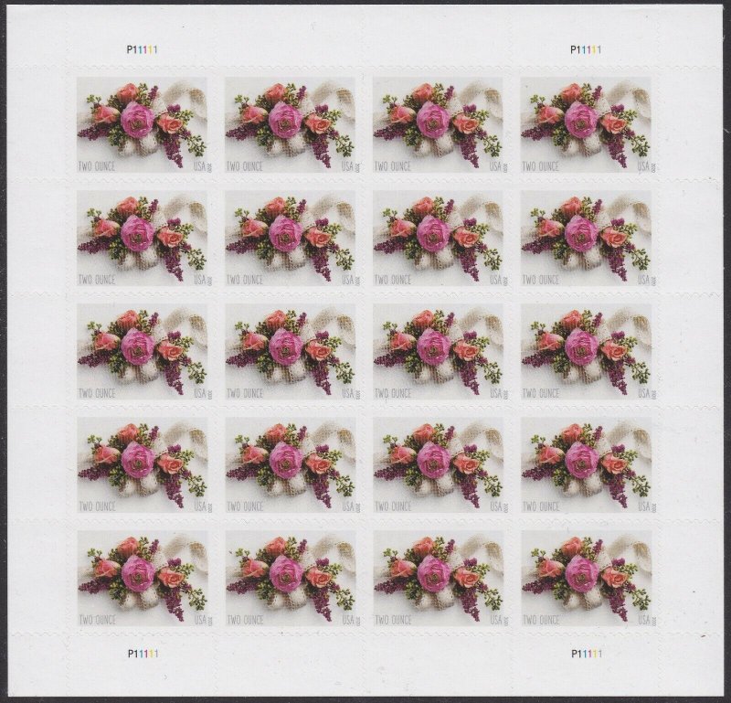 US 5458 Garden Corsage two ounce sheet (20 stamps) MNH 2020 